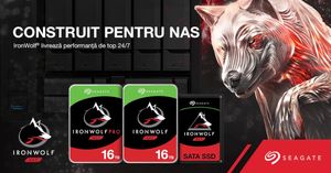 Seagate IronWolf NAS, proiectat pentru a oferi performanta