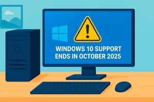 Windows 10 nu va mai fi susținut din octombrie 2025 — iată ce opțiuni ai ACUM!