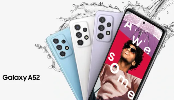 Telefon mobil, Samsung Galaxy A52, 128GB, 6GB RAM, Dual SIM